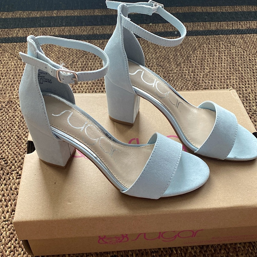 (2) Sugar Machelle Block Heels